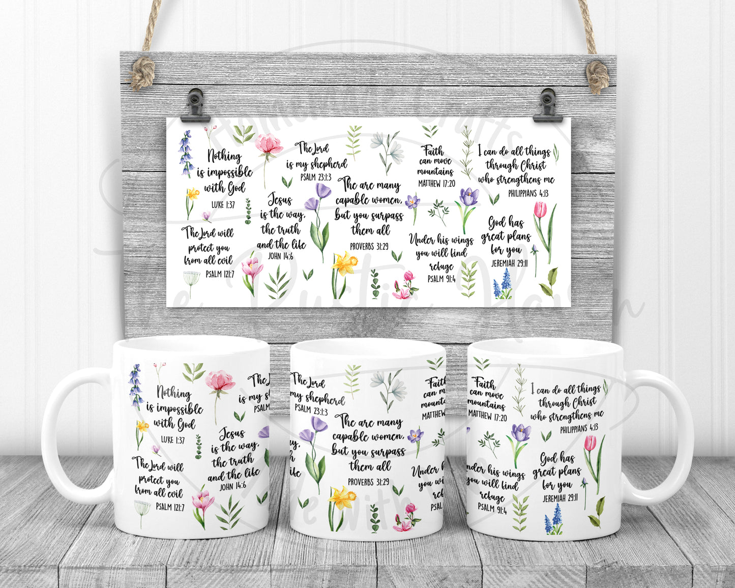 Beautiful Bible Verse Mug
