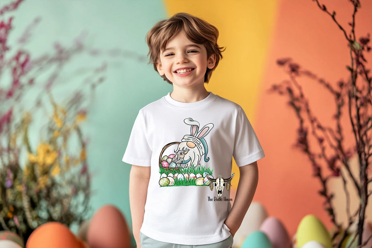 Easter gnomies kids t-shirt