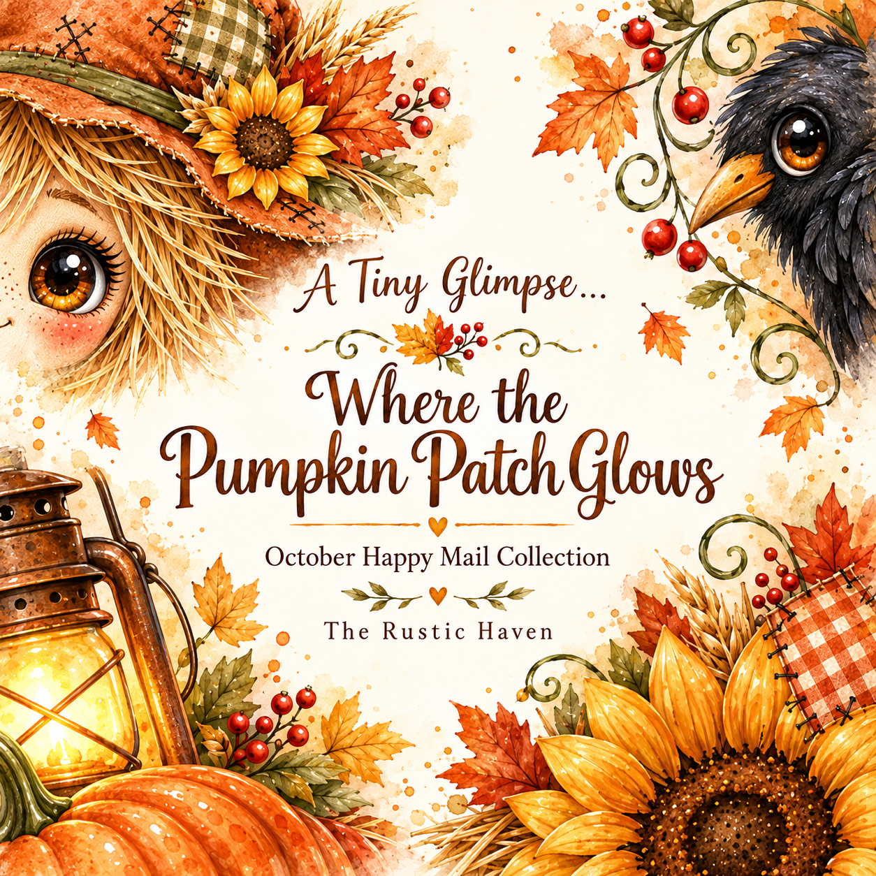October Happy Mail Box | Where the Pumpkin Patch Glows