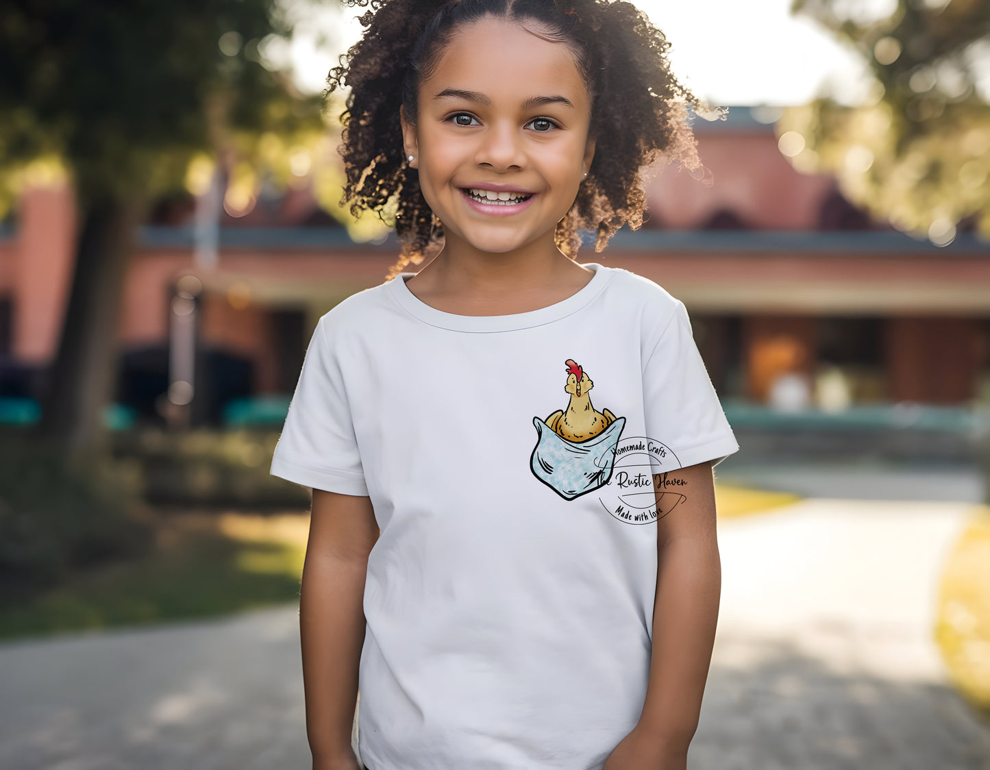 Adorable Chicken Pocket Pal T-shirt