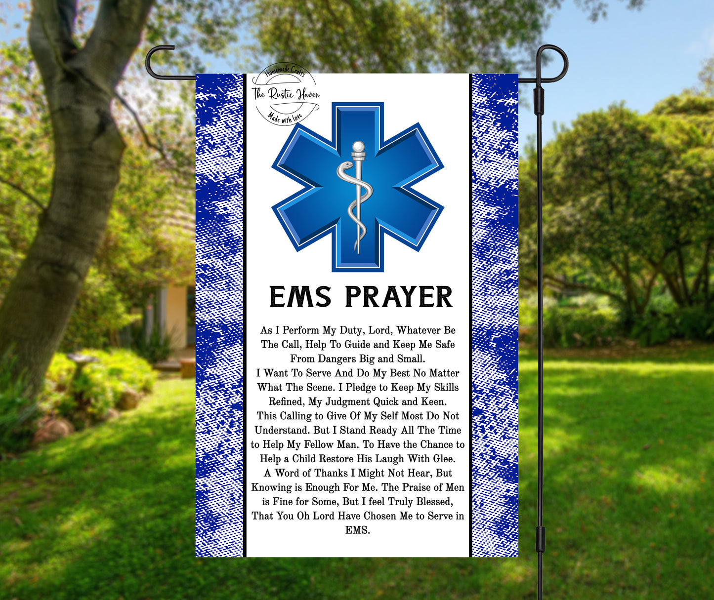 EMS Prayer garden flag
