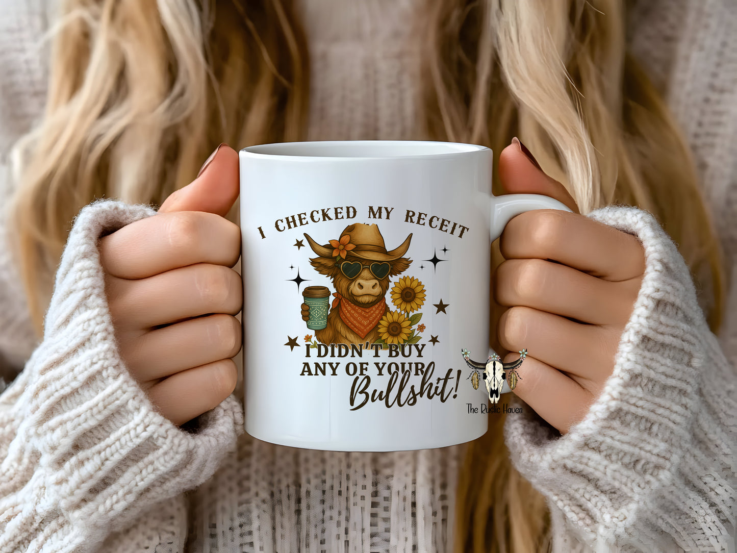 I checked my receipt, I didn't buy any of your bullshit 15oz Ceramic Coffee Mug