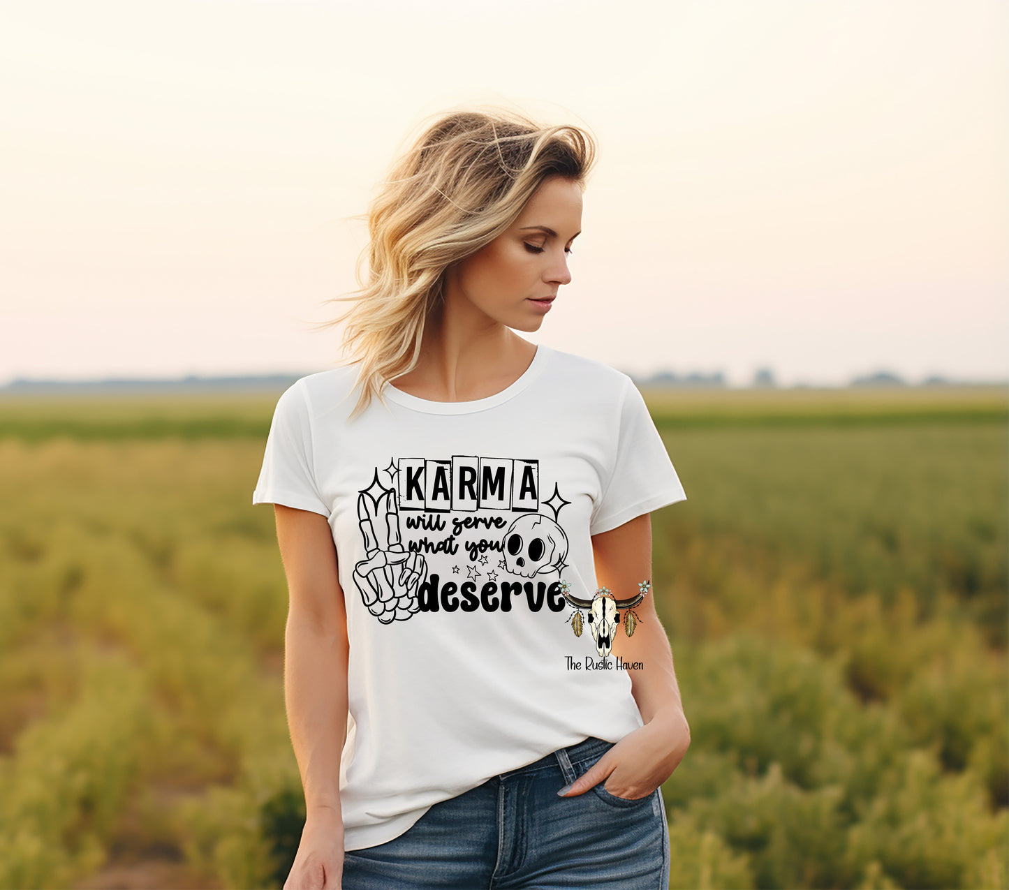 Karma will serve what you deserve T-Shirt