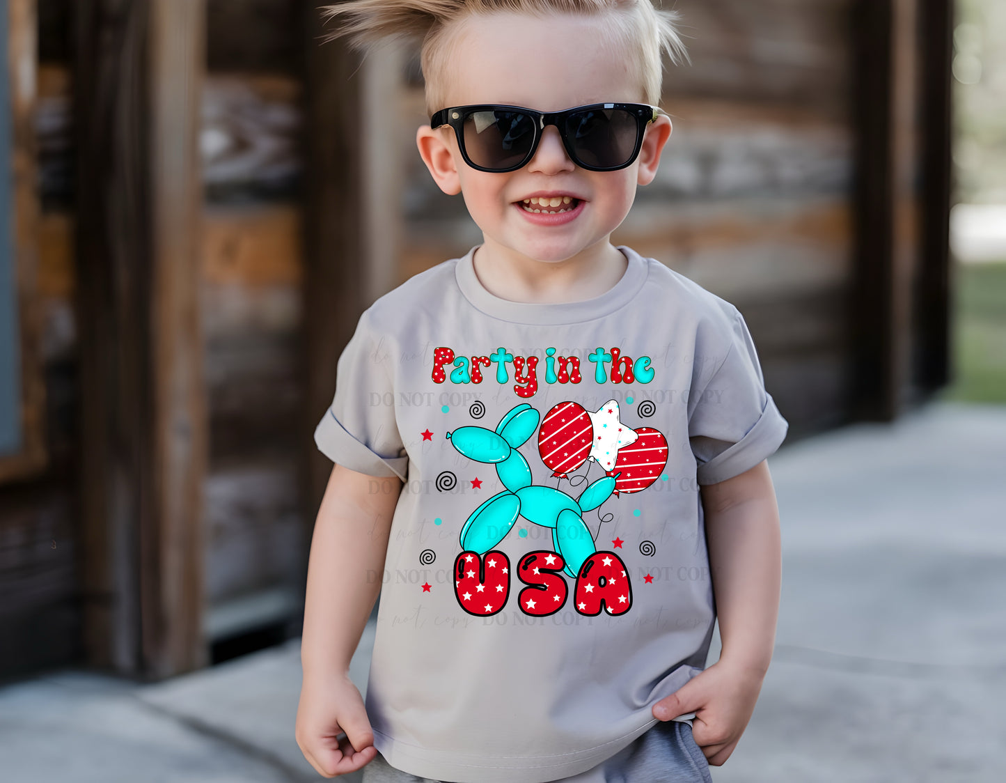 Boys party in the USA T-shirt