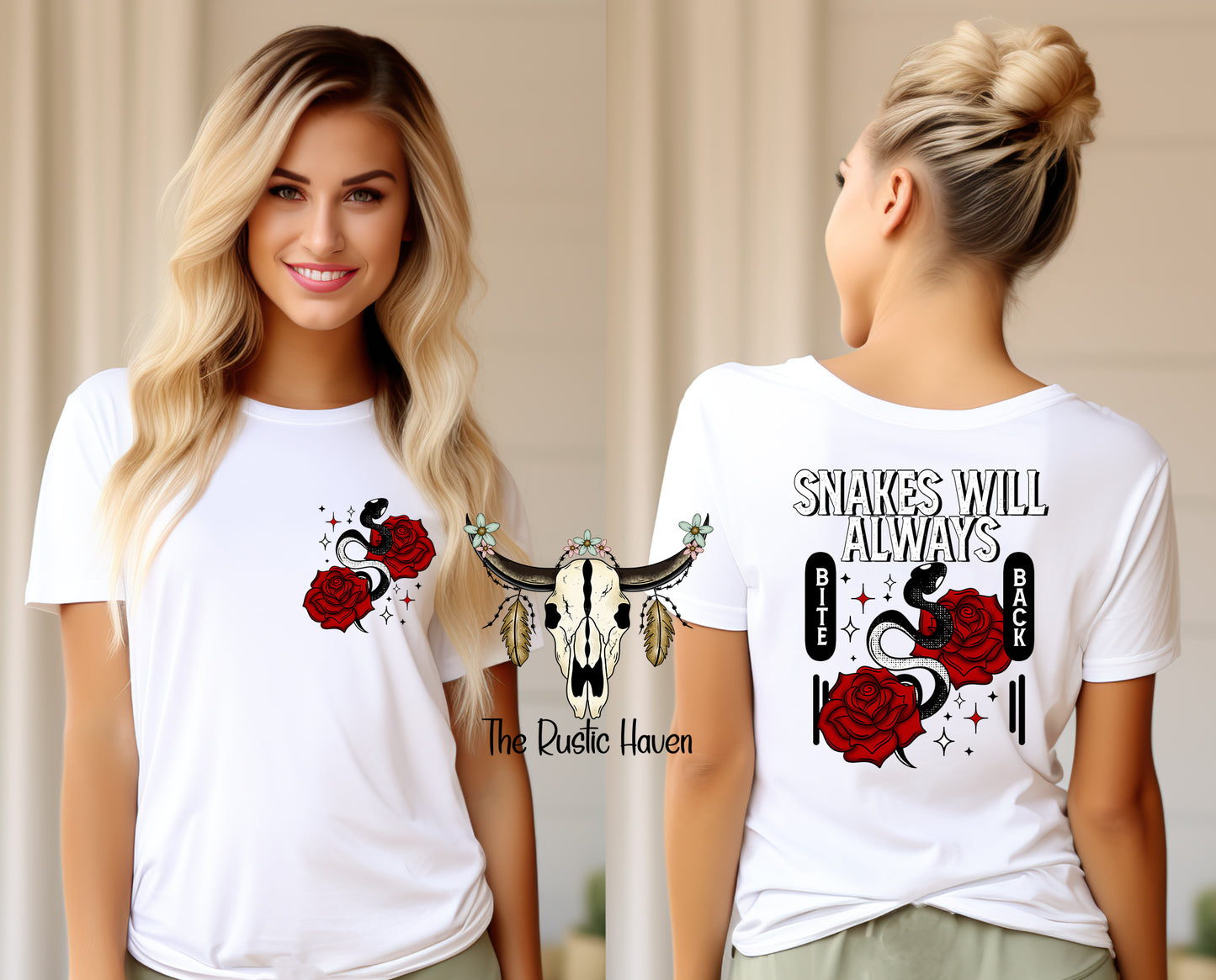 Snakes will always bite back T-shirt