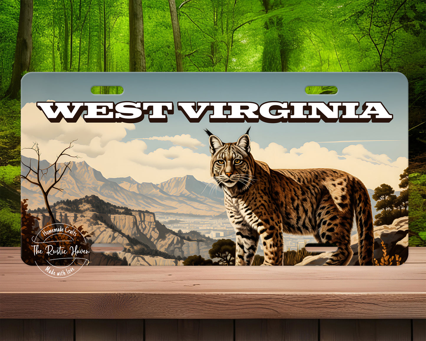 West Virginia Bobcat License Plate