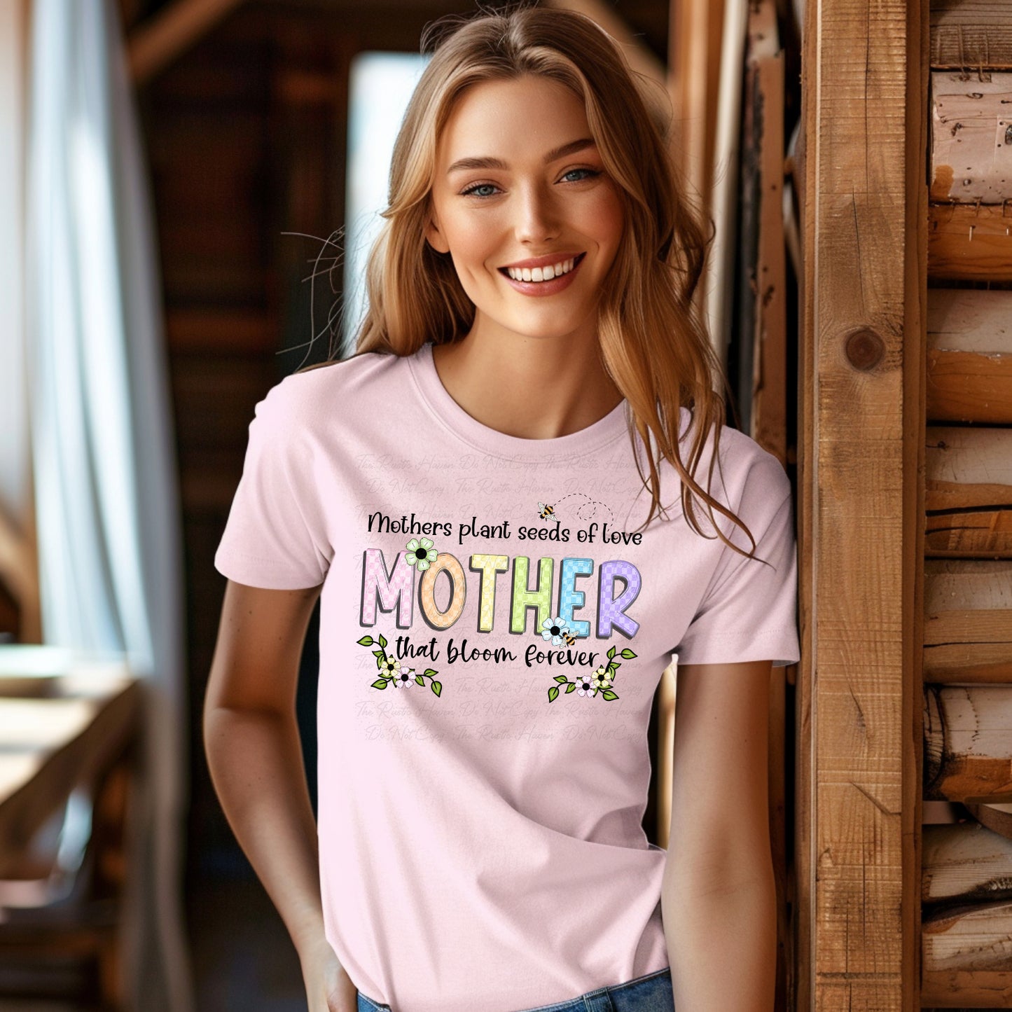 Mothers Plant Seeds of Love Shirt | Floral Mom Tee | Mother’s Day Gift | Cute Spring Graphic T-Shirt for Moms