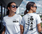 Cheer Coach T-Shirt – Stylish Cheerleading Coach Tee with Bow Design