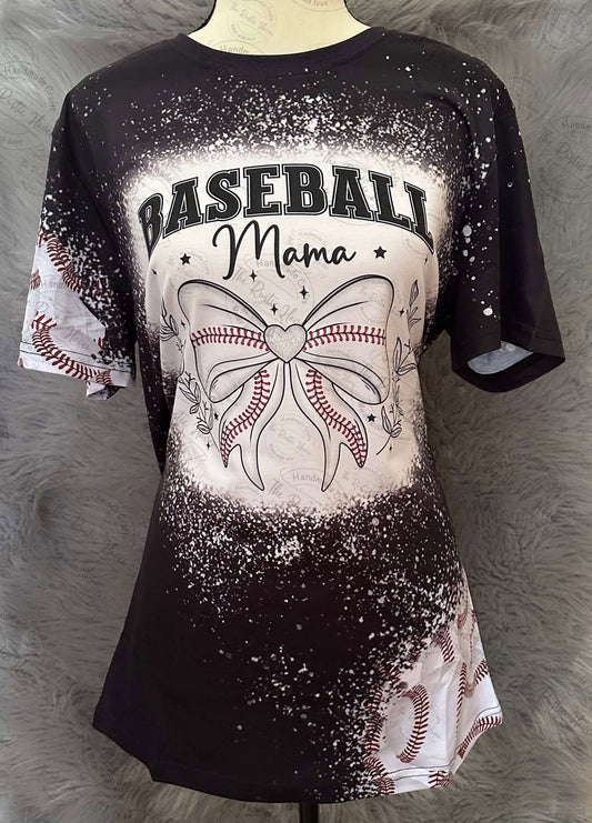 Customized Baseball bow T shirt