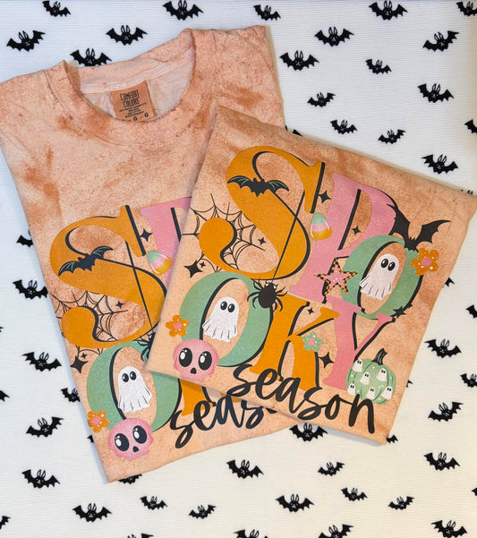 Spooky Season Halloween T-Shirt – Color Blast Comfort Colors Graphic Tee