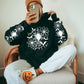 Spider Web & Daisy Long Sleeve Tee – Spooky Floral Shirt (Black or White)