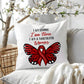 Awareness I am a Survivor/warrior Beautiful Butterfly Pillows