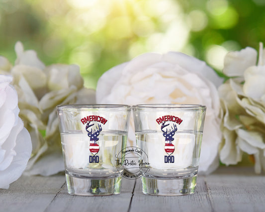 Deer American Dad Shot Glass