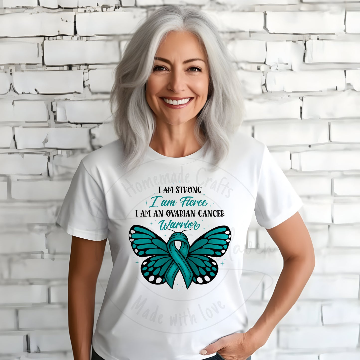 Unisex Awareness butterfly Warrior/Survivor T-shirt