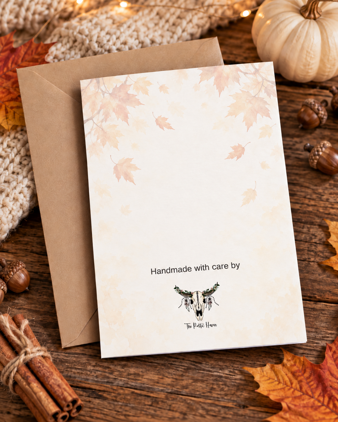 A Little Note of Gratitude Fall Greeting Card