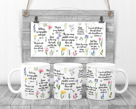 Beautiful Bible Verse Mug