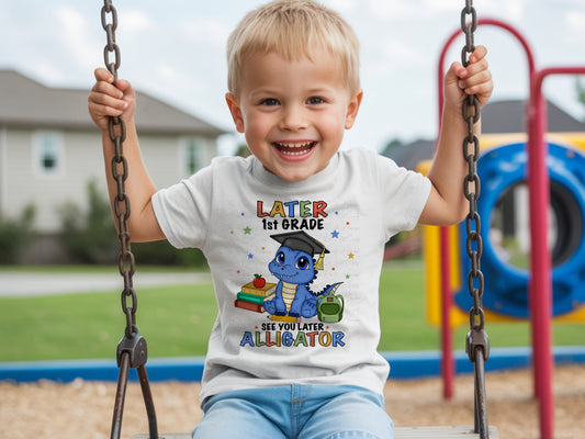 Pre-K–5th Grade “See You Later Alligator” Graduation Digital Bundle | End of Year School Shirt Designs | Instant Download PNG