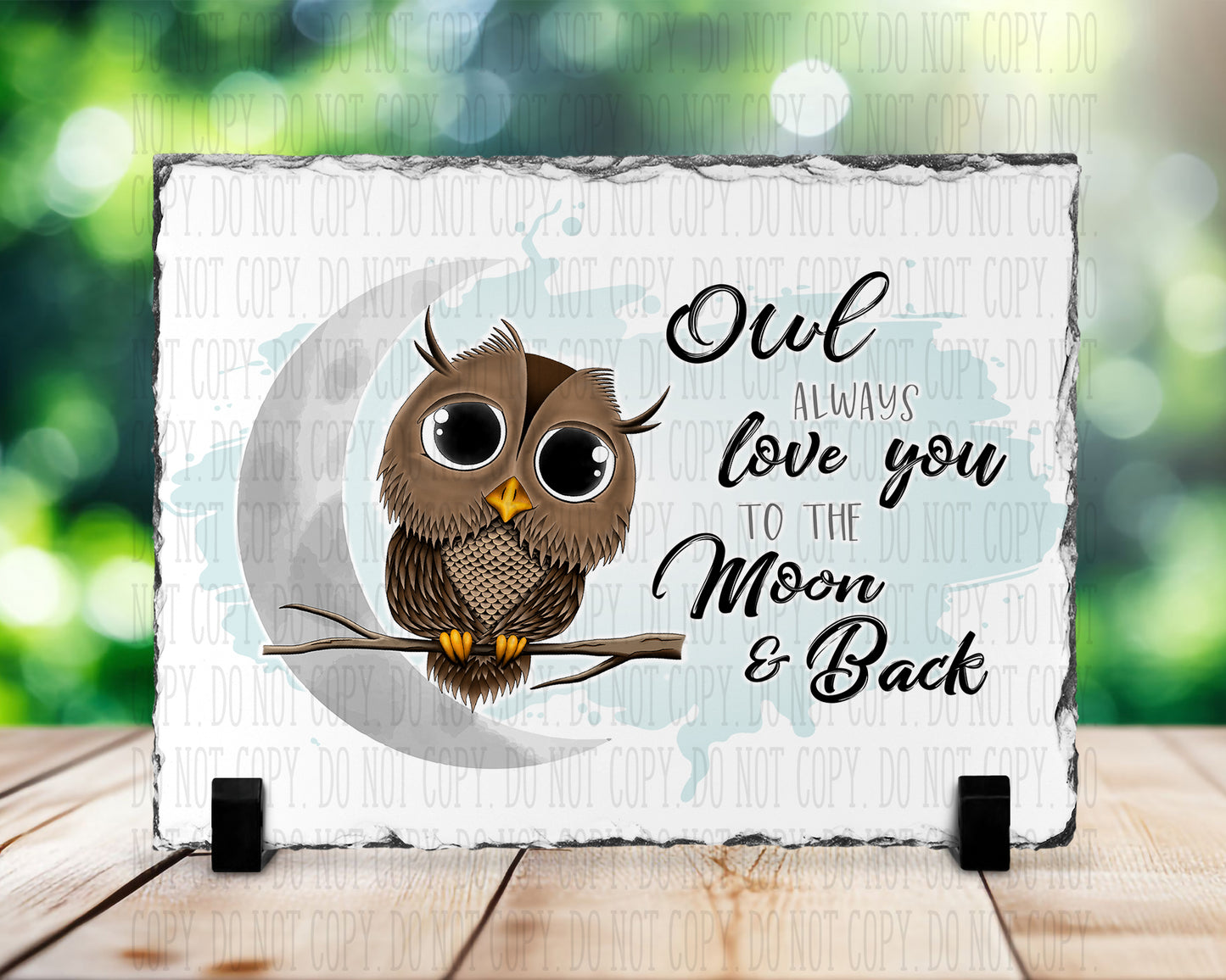 Owl Always Love You To The Moon And Back Slate