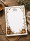 Honey Bear Notes Notepad | 5 x 7 Farmhouse Notepad | 50 Tear-Off Pages | Rustic Woodland Stationery