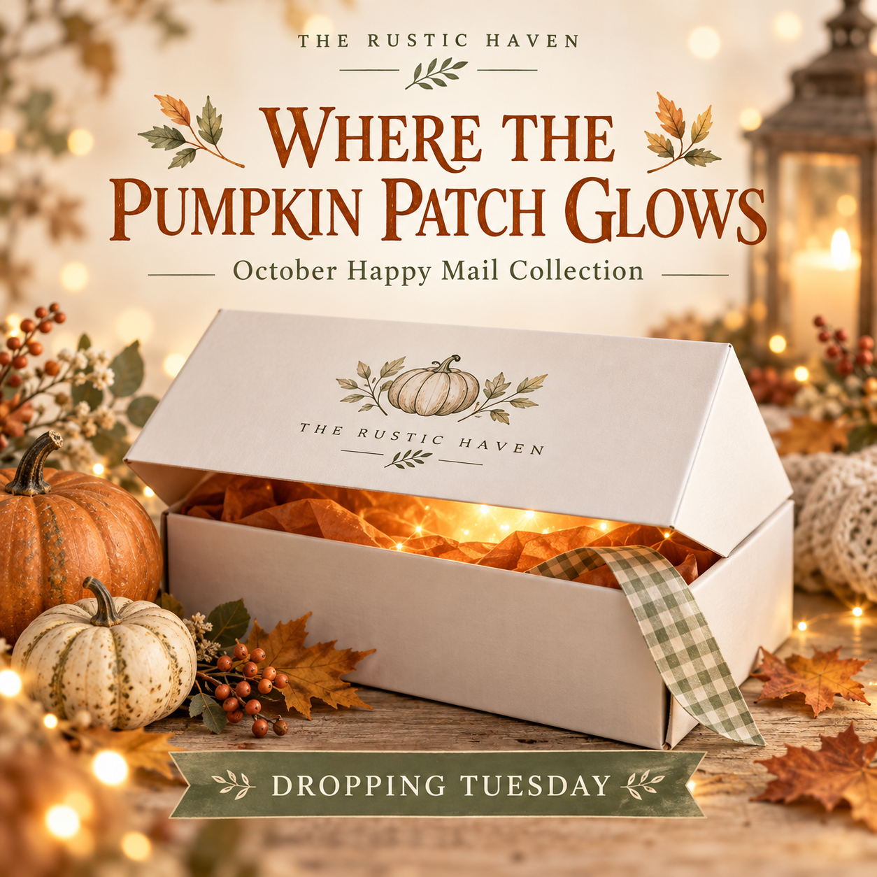 October Happy Mail Box | Where the Pumpkin Patch Glows