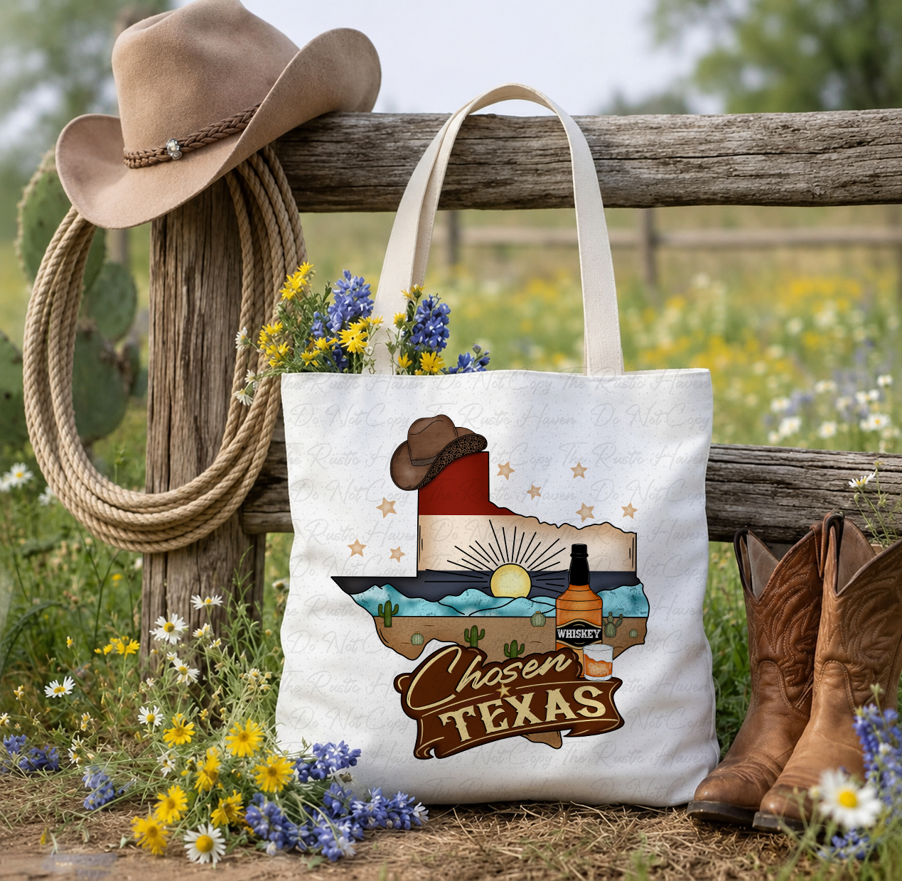 Chosen Texas Western PNG Digital Design