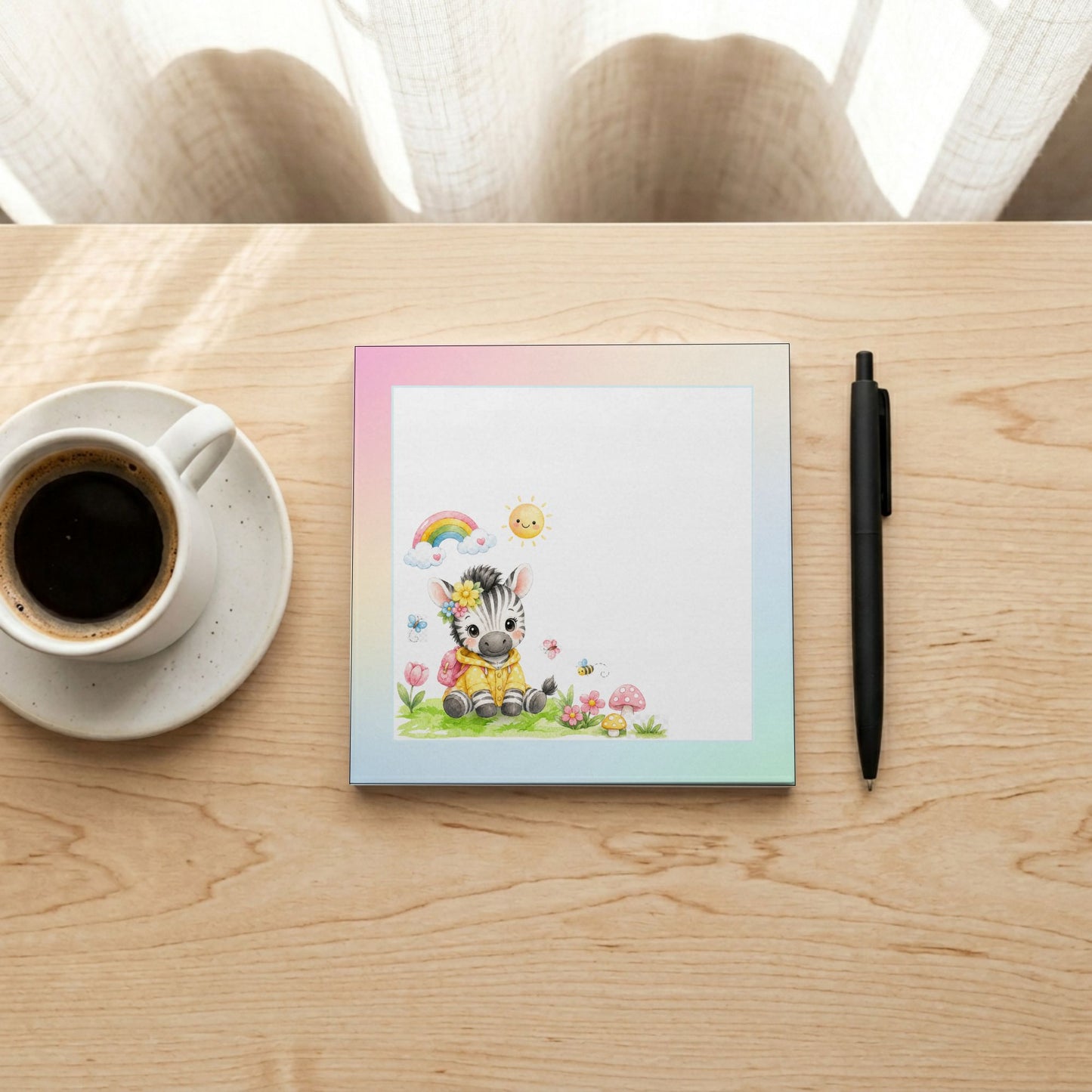 Cute Animal Lunch Box Notes Notepad | 4x4 Memo Pad | Choose Your Favorite Animal