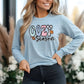 Cozy Season Fall Graphic Tee – Autumn Leaves Long Sleeve Shirt in 4 Colors