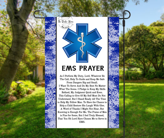 EMS Prayer garden flag