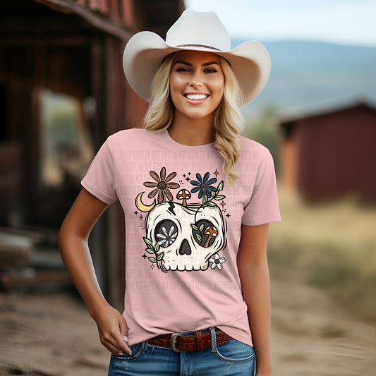 Floral Skelly T-Shirt