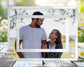 Beautiful Mirrored Glass Photo Frame Personalized with your favorite photos