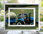 Beautiful Mirrored Glass Photo Frame Personalized with your favorite photos