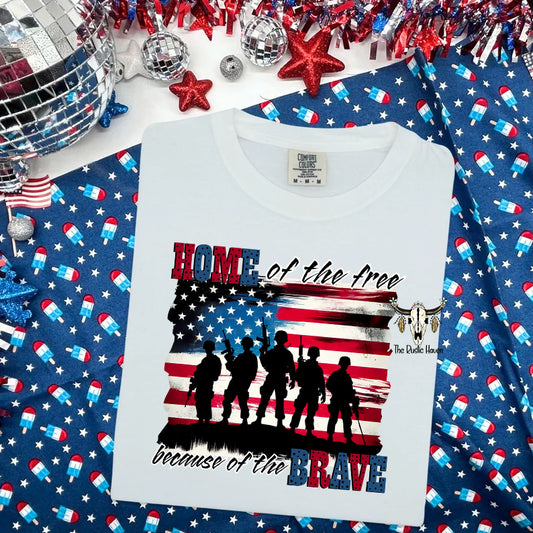 Home of the free because of the brave T-shirt