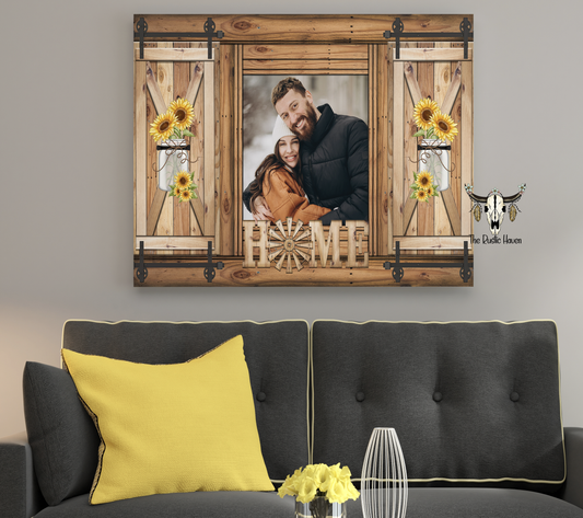 Personalized Country Home Aluminum Photo Panel