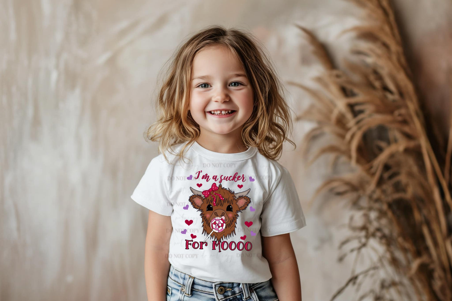 absolutely adorable highland cow Valentines I'm a sucker for moooo t-shirt