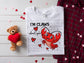I'm Claws About You Lobster PNG - Valentine's Day Sublimation Design - Cute Punny Digital Download In two colors
