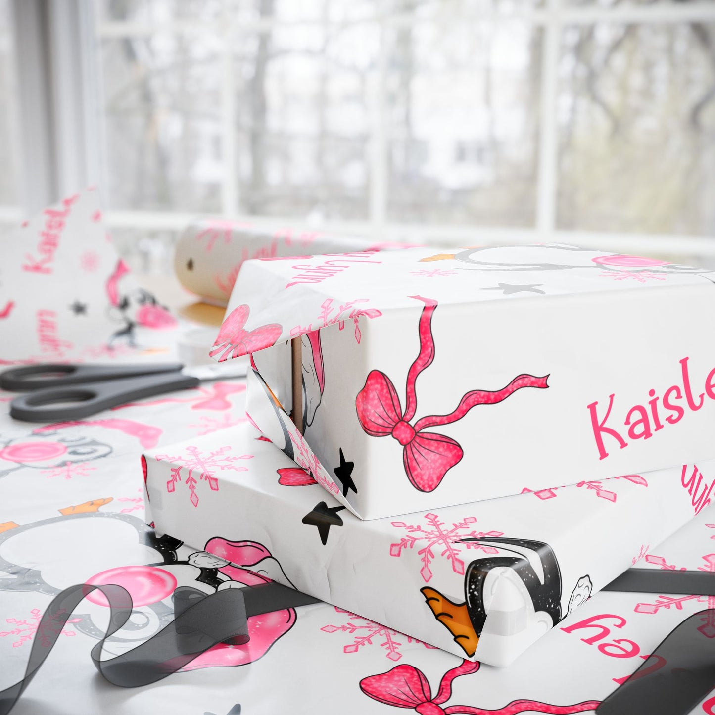 Luxury Personalized Wrapping Paper | Custom Name or Design Gift Wrap | Premium Matte or Glossy Finish | Handmade for Special Occasions