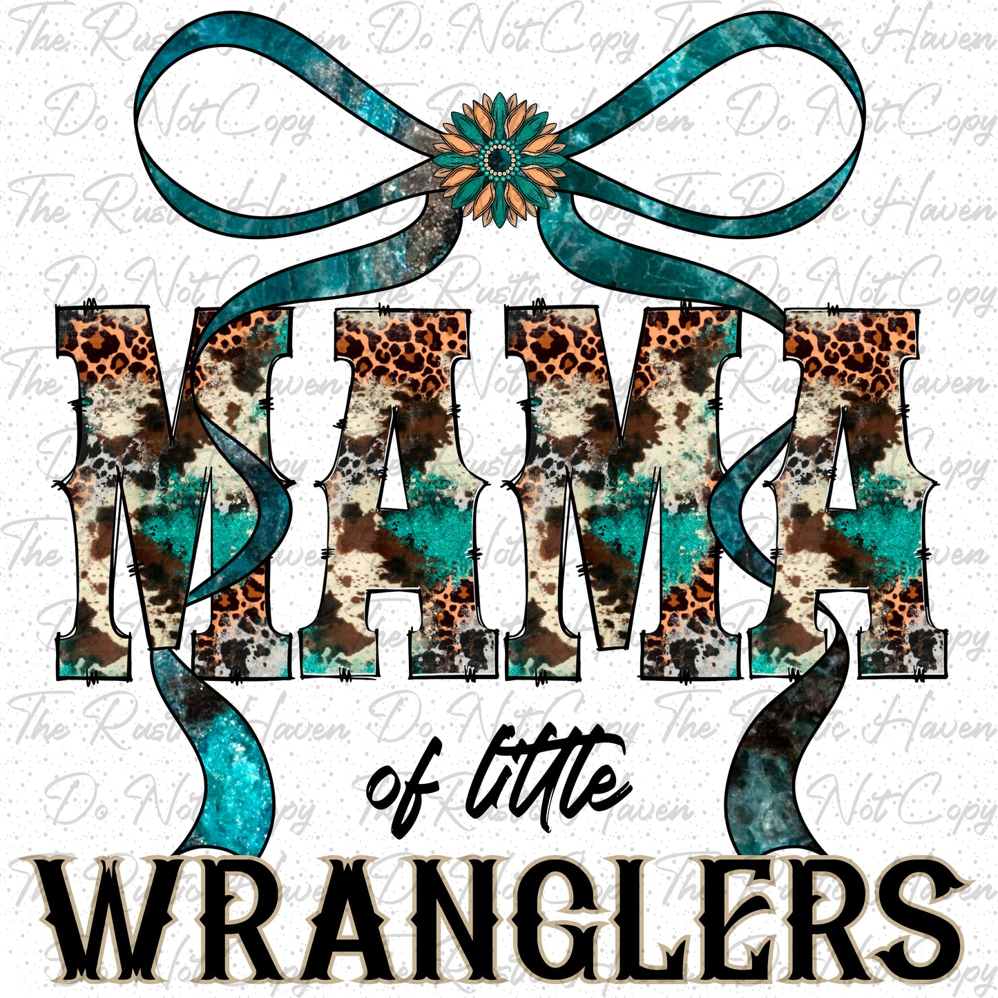 Mama of Little Wranglers PNG