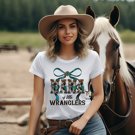 Mama  of little wrangler T-shirt