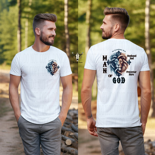 Man of God  Corinthians 16:13 T-Shirt