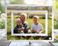 Beautiful Mirrored Glass Photo Frame Personalized with your favorite photos