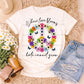 “Where Love Blooms Hate Cannot Grow – Floral Peace Sign PNG”