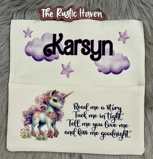 Adorable Unicorn Pocket pillow