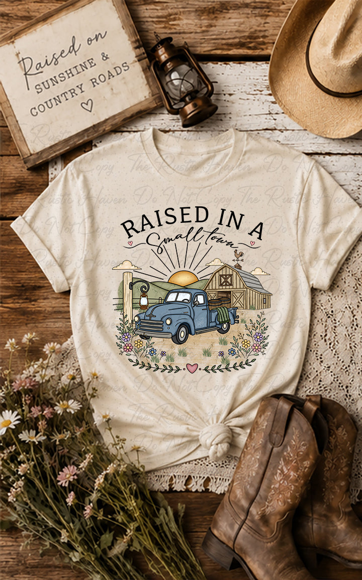 Raised in a Small Town Tee