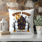 Spooky Tales & Pumpkin Trails Collection – 16x16 Linen Pillows with Inserts
