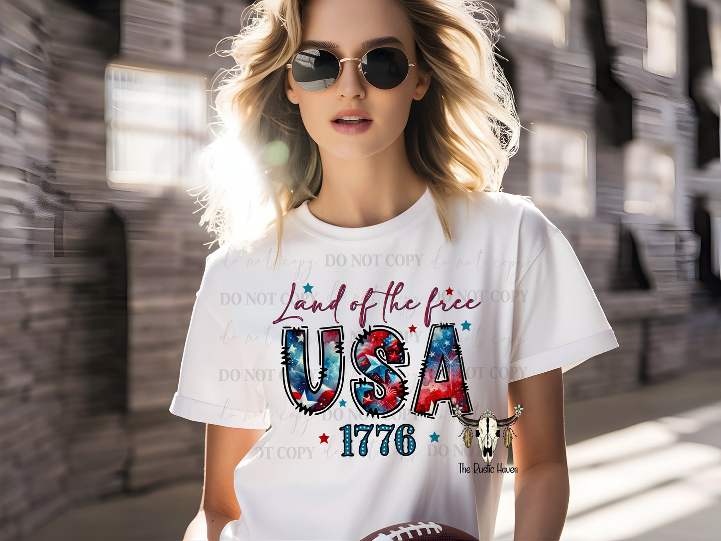 Land of the free USA 1776 T-shirt