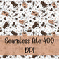 Coffee Lover Seamless PNG Pattern | 400 DPI Neutral Coffee Aesthetic Digital Paper | Sublimation Design