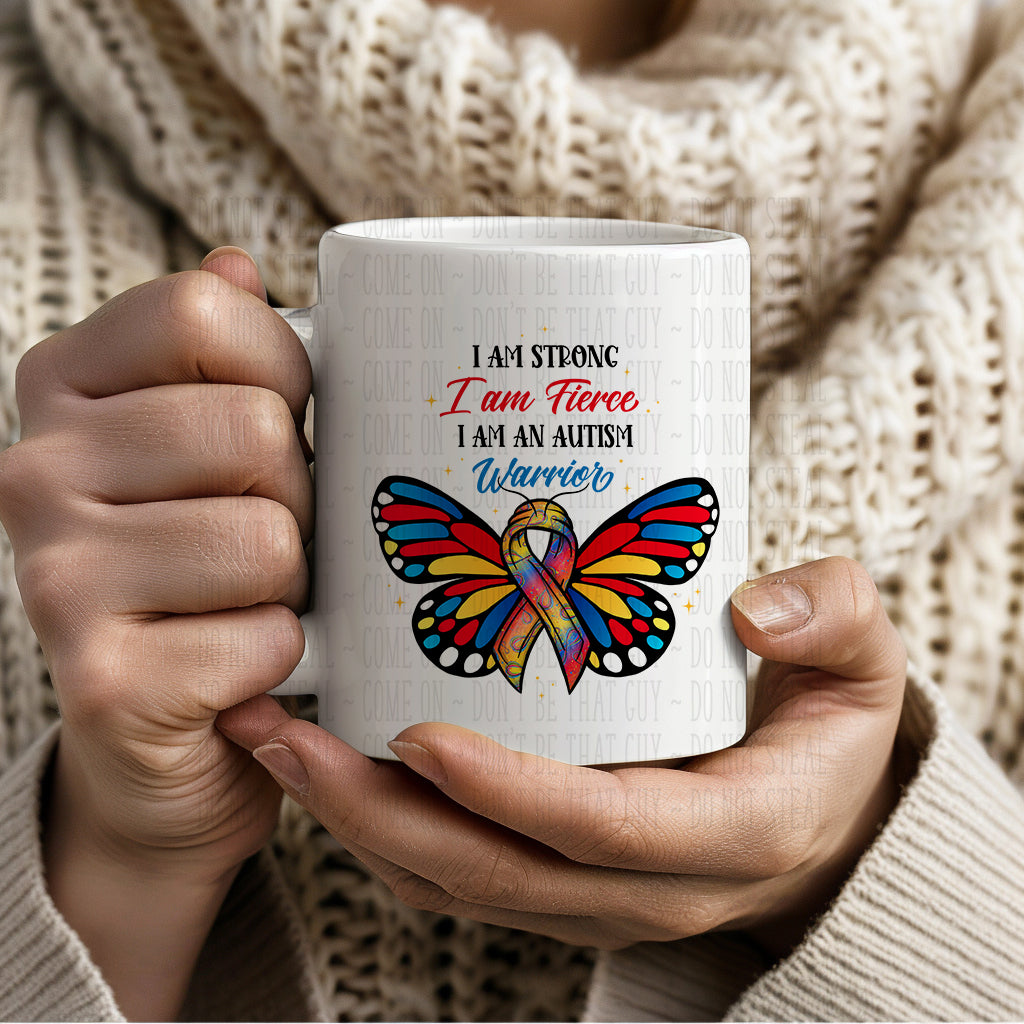 Beautiful Butterfly  Awareness warrior/survivor mug