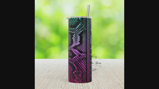 Beautiful Colorful Snake skin Woman Venom 20oz Tumbler