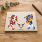 Custom Animal Sports Sticker – Personalized Name & Team Colors