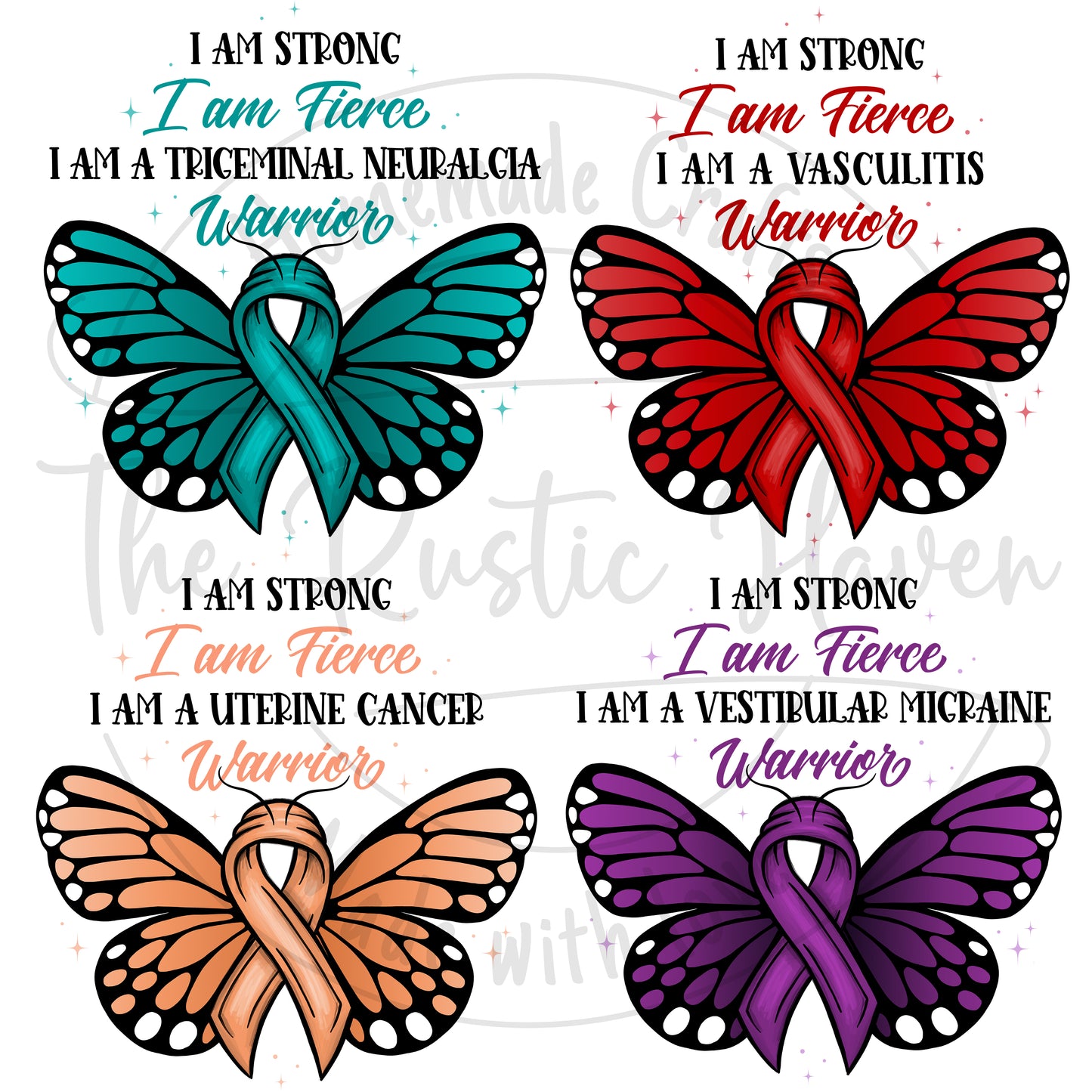 Awareness I am a Survivor/warrior Beautiful Butterfly Pillows